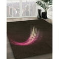 thumbnail image 2 of Ahgly Company Indoor Rectangle Patterned Dark Brown Area Rugs, 7' x 10', 2 of 6
