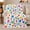 Rainbow Dots, variant on Cheerful Confetti Dots Multicolor Watercolor Polka Dot, Playful Artistic Scene, Warm Flannel Blanket for Home Library and Reading Nook, Art Lovers Housewarming Gift, Artistic Home Decor
