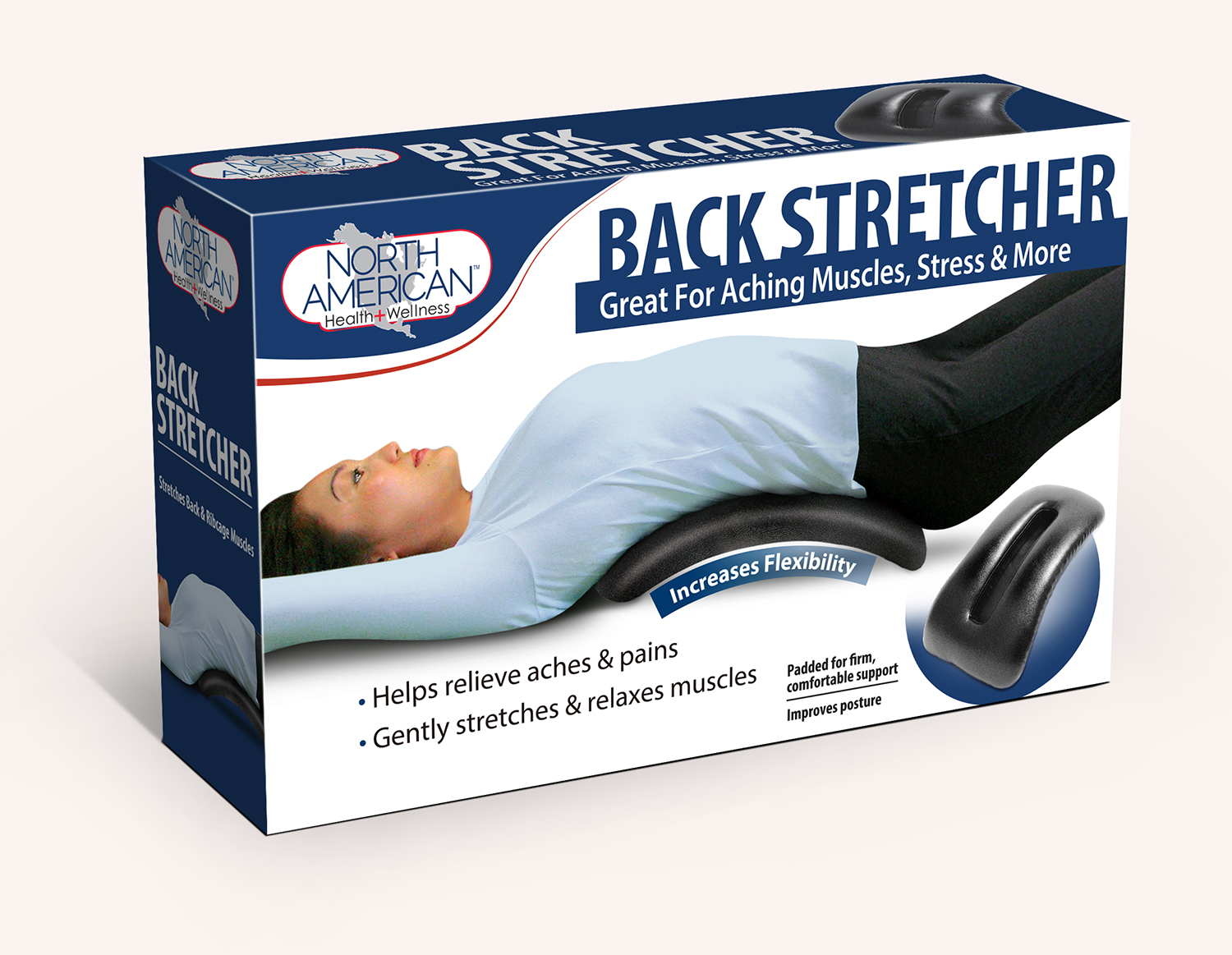 North American Healthcare - Arched Back Stretcher - Great for back stretch and usage as a spine board - image 3 of 3