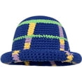 thumbnail image 6 of CoCopeaunts Sweet and Cool Girl Bucket Hats Color Crochet Fisherman Hat Roll-up Brim Handmade Japanese Women's Beanie Hat, 6 of 8