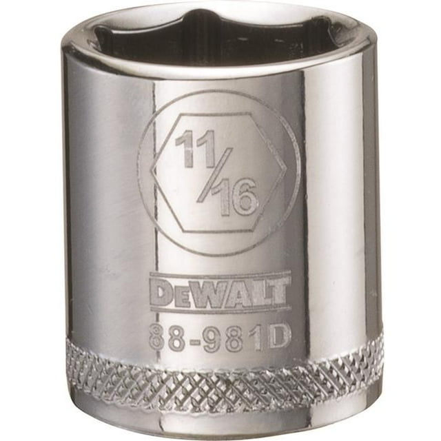 Stanley Tools 227881 0.68 in. 6 Point Socket - 0.37 in. Drive
