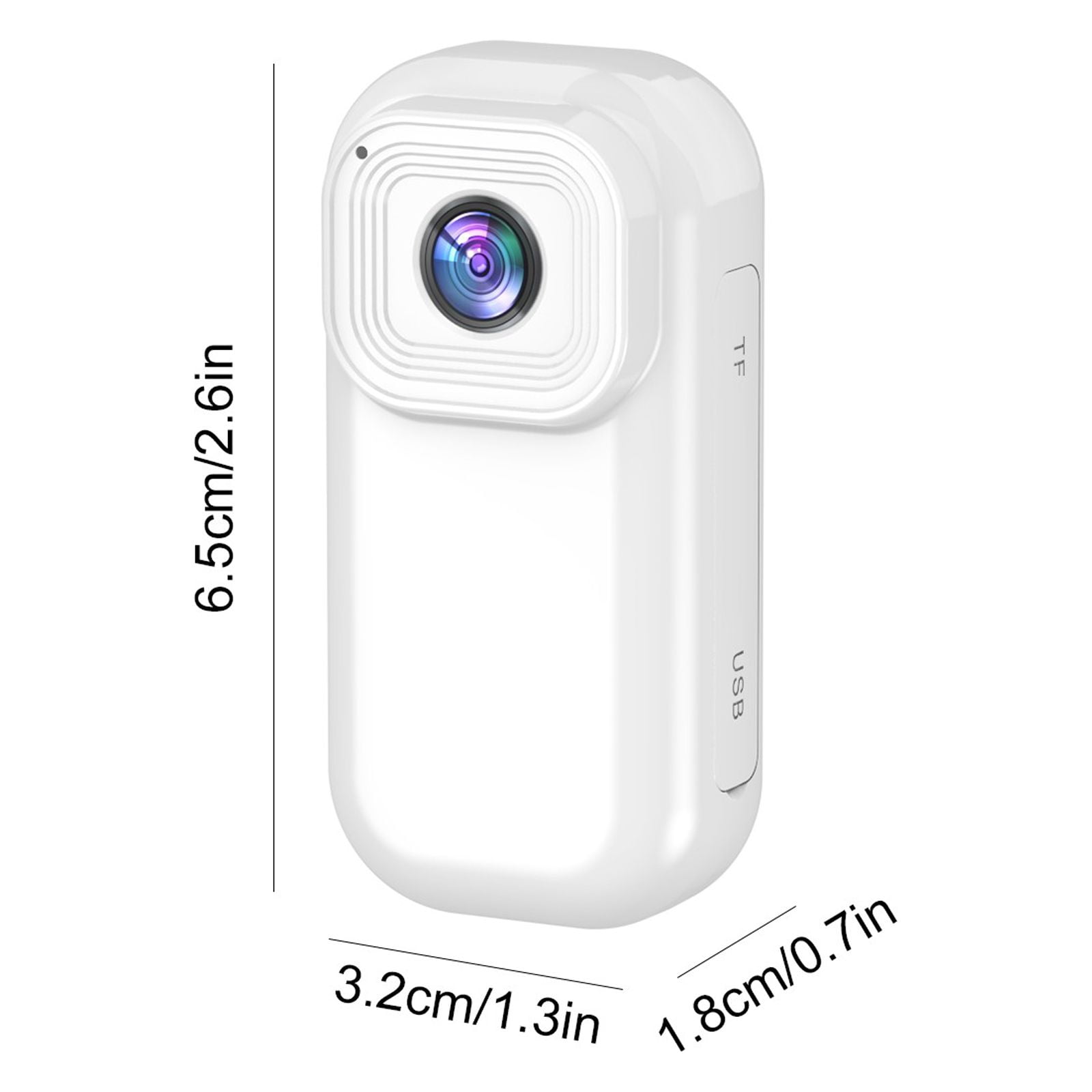 Kyusrd Gifts for Women Home Saving!1080P High-definition Screen Display Large Wide-angle Sports Recorder Mobile Phone Interconnection Pocket Thumb Camera