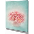 thumbnail image 2 of Pink Tulips in Vase Photography - Floral Canvas Art Print, 2 of 4
