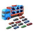 thumbnail image 4 of Vehículos de Transporte, Kits de Camiones Portadores de de Juguete, Juego de Vehículos Divertidos de Fácil Uso para Sala de Estar, Hogar, Niños Estilo B, 4 of 8