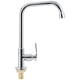 thumbnail image 2 of Grifo de agua para fregadero de cocina de una sola manija moderno G1/2 pulgadas, grifo de agua fría individual, accesorio para el hogar, 2 of 10