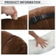 thumbnail image 3 of Almohada para reposacabezas de automóvil ergonómica cómoda de franela y espuma de memoria, 2 Pzs, 3 of 7