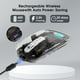 thumbnail image 4 of Ratón inalámbrico transparente Vxeei recargable Bluetooth 5.1, 4 of 7