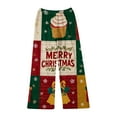 thumbnail image 4 of MLQIDK Christmas Pajama Pants Comfy Santa Xmas Tree Snowflake Pj Pants Christmas Pajama Bottoms Christmas Pajamas Plus Size Plush Drawstring Sleepwear, 4 of 6