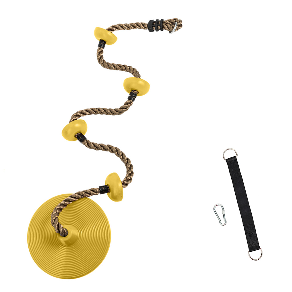 Irene Inevent Outdoor Climbing Rope with Platforms & Disc Swing Seat