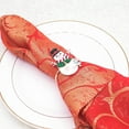 thumbnail image 3 of Christmas Napkin Rings Set of 6, Metal Snowman Napkin Holder Rings Serviette Napkin Buckle for Christmas Holiday Party Dinner Wedding Banquet Winter Dining Table Setting Decor, 3 of 5