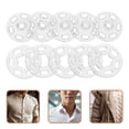 thumbnail image 4 of 100 piezas de botones de camisa transparente Botones de abrigo Botones de broches invisibles Sujetadores de presión Accesorios de costura DIY (18 mm), 4 of 4