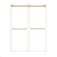 thumbnail image 2 of Transolid Bypt608010c-N 80" High X 60" Wide Bypass Frameless Shower Door - Bronze, 2 of 3