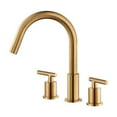 thumbnail image 6 of Pemberly Row Widespread Brushed Gold Bathroom Basin Sink Faucet, 6 of 8