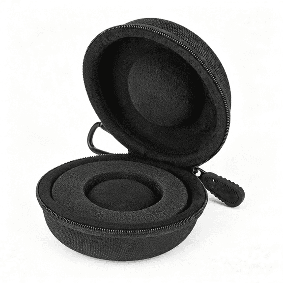 DESIGNICE Travel Watch Case Single Storage Box for Wristwatches & Smart Watches Up to 50Mm, Portable Travel Jewelry Case Black
