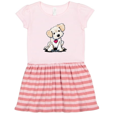 

Inktastic Cream Doodle Pup Gift Toddler Girl Dress