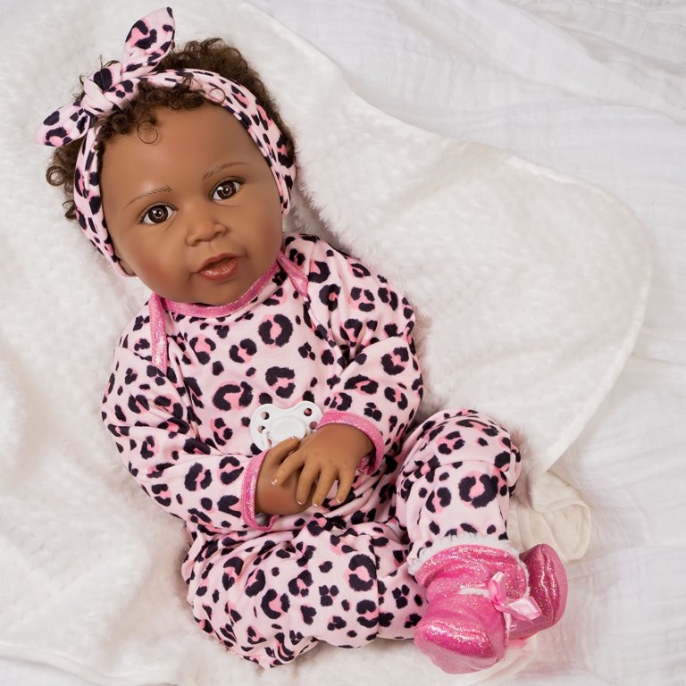 Boneca Bebê Reborn Afro Americana Paradise Galleries African American Black  Great to Reborn Baby Doll 50 cm - Miami Outlet Importados