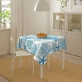 thumbnail image 5 of Spring Tablecloth Square 60x60 Inch,Sage Green Wild Flowers Table Cloth,Stain Resistance Polyester Seasonal Summer Floral Table Covers for Kitchen Dining,Small Tablecloth for Parties Picnic, 5 of 6
