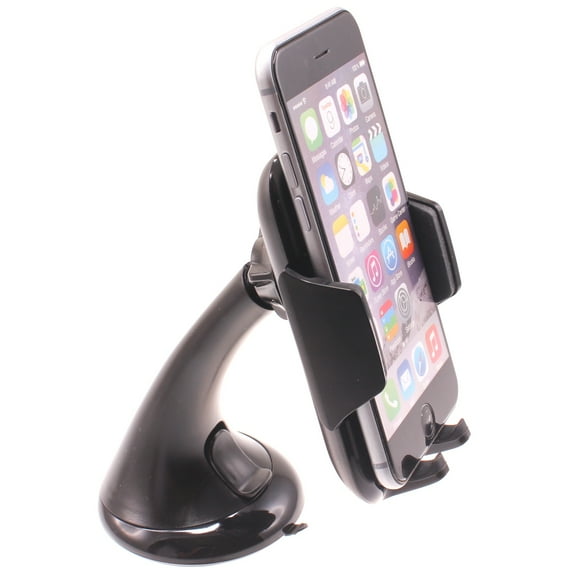 Dash Car Mount for iPhone 16/Pro/Max/Plus - Windshield Holder Cradle Swivel Dock for iPhone 16/Pro/Max/Plus