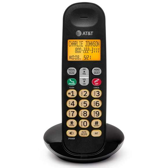 Teléfono Fijo AT&T EL1101 con Identificador de Llamadas y Manos Libres