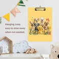 thumbnail image 4 of FORMRS Acrylic Clipboard with Low Profile Clip Standard A4 Letter Size, 12.5" x 9", Floral Dogs, 4 of 8