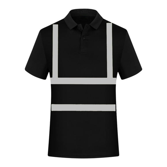 4X Chemises pour Hommes Grande Taille Col à Revers Manches Courtes Hauts Légers Respirants Boutonnés T-Shirts Réfléchissants Tricotés Extensibles Décontractés Été Golf Camisetas pour Hommes Mes Commandes Places Récentes par Moi