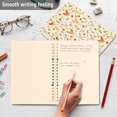 thumbnail image 4 of FORMRS 1-Subject Spiral Notebook 8" x 5" College Ruled 60 Refillable Sheet A5 Hard Cover, Beige Chickens Pattern, 4 of 7