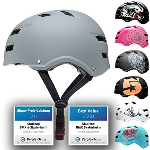 Skull-C Skateboard & BMX Bike Helmet for Kids & Adults from 6-99 Years 