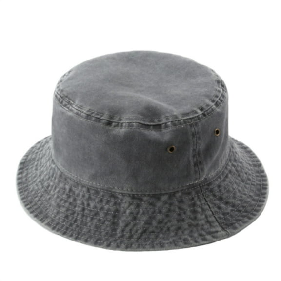 Women Sun HatsUnisex Bucket Hat for Men Cotton Denim Packable Summer Travel Beach Sun