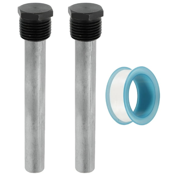 HIBIBUD 1 Set Of RV Water Heater Anode Rod RV Hot Water Tank Anode Rod 1/2 Thread Anode Rod Aluminum Zinc Anode Rods