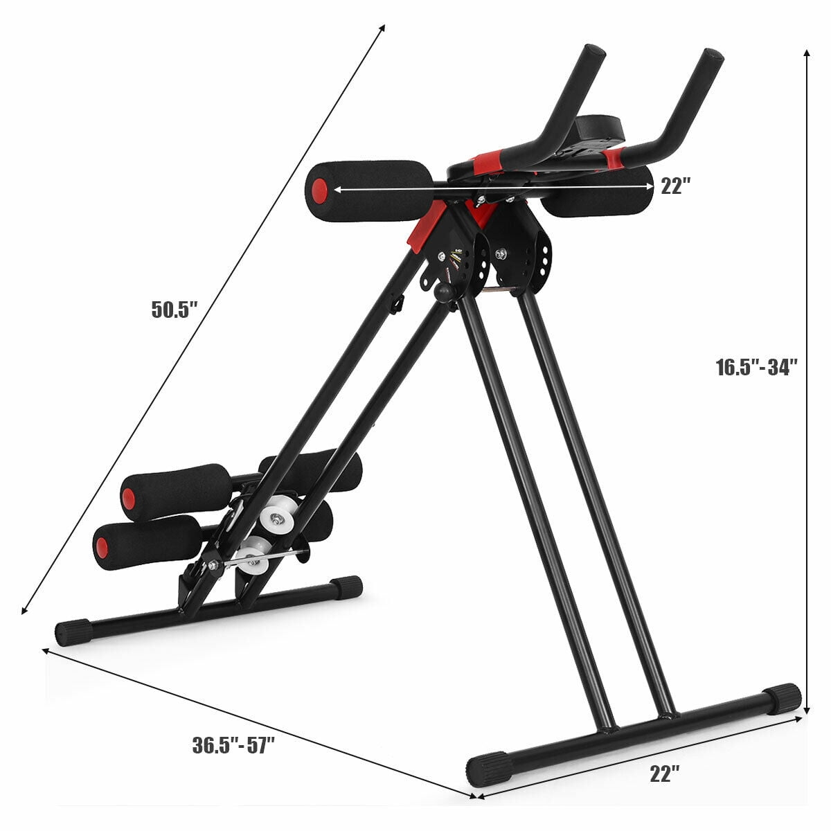 Gymax Fitness Abdominal Trainer 5 Minute Shaper Core Toner