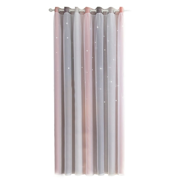 Cortina de aislamiento para sala de estar y dormitorio Tomshoo Gris/134cm * 270cm