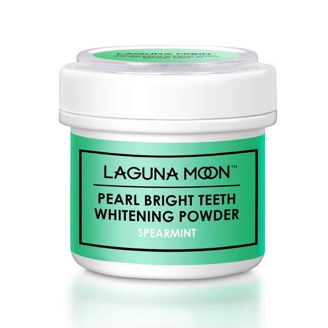LAGUNAMOON Pearl Bright Teeth Whitening Powder,Natural Tooth & Gum