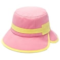 thumbnail image 1 of Fisherman Hat with Chin Strap UV Protection Breathable Kids Bucket Hat for Beach, 1 of 10