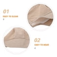 thumbnail image 3 of GOOHOCHY Sombrero de playa ajustable de verano para niños, sombrero transpirable de ala ancha para el sol para niños y niñas, gorra protectora solar para bebés y actividades al aire libre, talla S, 3 of 8