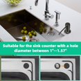 thumbnail image 5 of Soap Dispenser for Kitchen Sink, Built in Sink Soap Dispenser, Countertop Soap Dispenser Pump with 47" Extension Tube kit, No Need to Fill Little Bottle Again, Gray, 5 of 8
