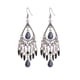 thumbnail image 1 of Qarigey Dido-pendientes con borlas de estilo bohemio para mujer y niña, aretes colgantes con flecos largos, joyería Vintage para mujer Ropa, zapatos y accesorios Miscelánea gris, 1 of 5