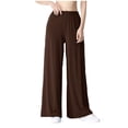 thumbnail image 7 of Wide Leg Pants Women Modal Cotton Soft Casual Lounge Comfy Stretch Sleepwear Workout Gym Yoga Pants with Pockets, 7 of 7