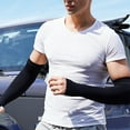 thumbnail image 3 of JUNTEX Unisex Sleeves Long Gloves Sun UV Protection Hand Protector Cover Arm Sleeves, 3 of 19