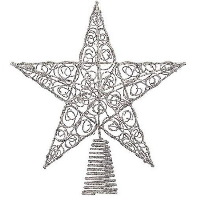 Adorno de árbol Ornativity Estrella Plateada