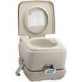 Camco Portable Travel Toilet, Measures 11.5"H x 14"W x 16"D ,2.6 Gallon