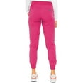 thumbnail image 5 of MED COUTURE Women's Touch Jogger Yoga Scrub Pants, Pink Punch, Size : L Petite, 5 of 5