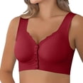 thumbnail image 5 of Womens Sports Bras Plus Size Thin Front Open Breast Reducing Bra Wireless Bras, 5 of 9