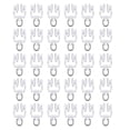 thumbnail image 3 of RUISINERY 30pieces Ceiling Curtain Track Rollers Hook Heavy Duty Rails Pulleys & Steel Hook for Smooth Sliding Window Drapery, 3 of 8