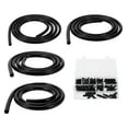 thumbnail image 1 of Manguera de vacío de silicona Unique Bargains 130PSI Presión máxima Línea de vacío automotriz Negra con conector de vacío 1 juego 5Ft 4/6/8/12mm ID 2.5mm Grosor, 1 of 7