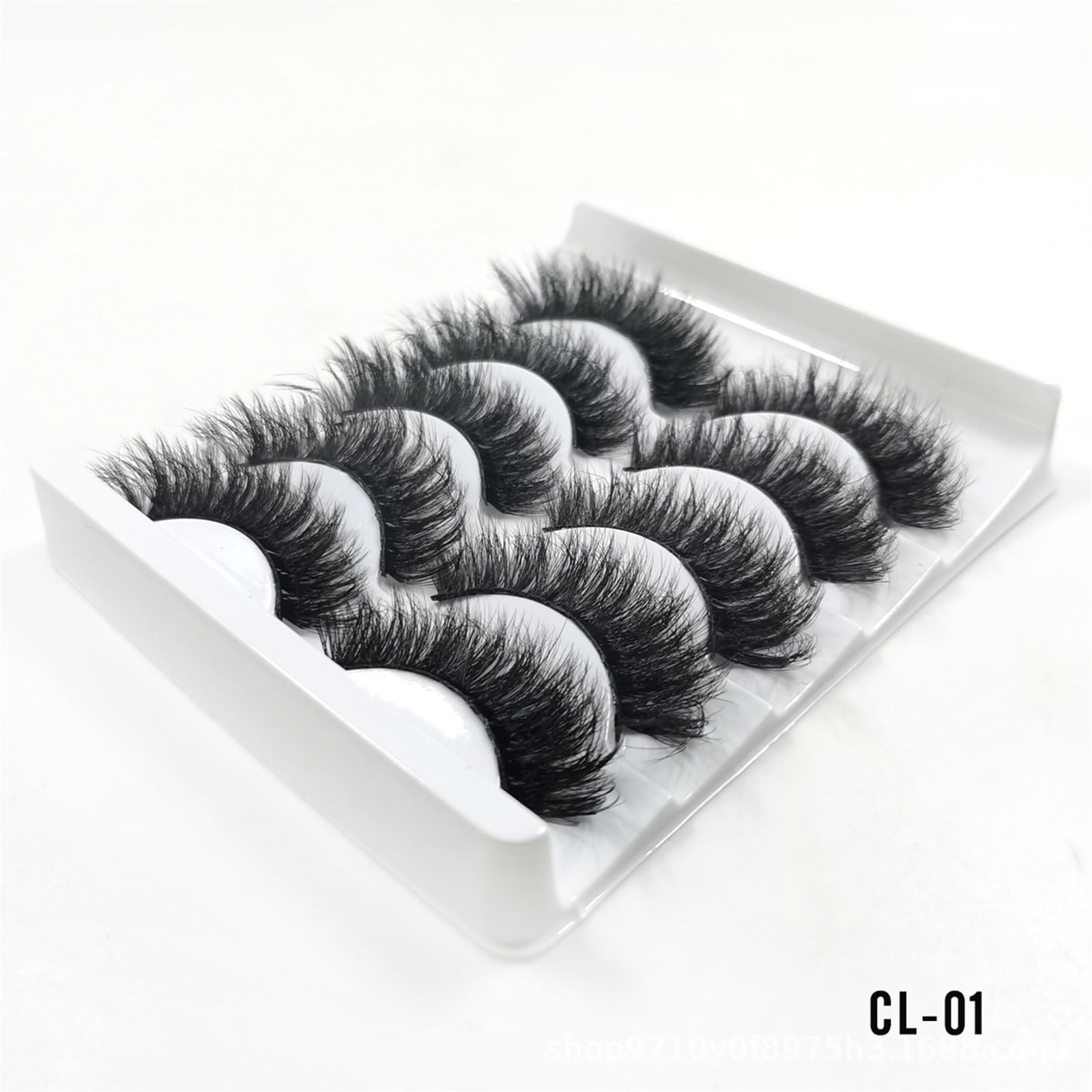 Salon Lashes 614 20 Mm Lashes 3 Second Lashes Empty 3d Eyelashes 20mm Heart Lashes Last round Reusable Rounds Y Lashes Extensions Clusters D Curl Eye Extension Boxes Packaging