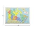 thumbnail image 3 of Painless Learning Canada Map Mantel Individual 12 X 17 1/2 Pulgadas, 3 of 3