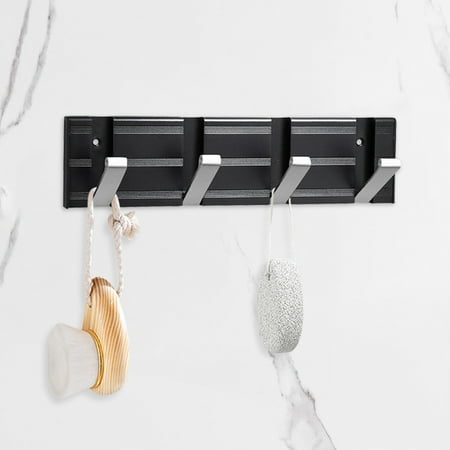 

Beppter Hooks for Wall Towel Hook/Adhesive Hooks Creative Invisible Hook Space Aluminum Entryway Hanging Hook Hidden Hook