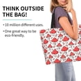 thumbnail image 2 of Fotbe Amanita Red Mushroom Bolsa Tote Estética de Lona con Estampado para Mujer - Bolsa Reutilizable de Hombro Casual para Vacaciones, Compras, Trabajo y Gimnasio, 2 of 8