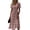 Pink, variant on Minjewel Women's Gingham Shift Dress with Plaid V-Neck - Short Sleeve Summer Dress, Loose Flowy Beach Party Outfit, Preppy Comfy Vacation Mini Dress,Pink,L