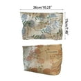 thumbnail image 3 of TINYSOME Blue/Pink Toiletry Bag Makeup Storage Case Flower Print Makeup Bag, 3 of 18